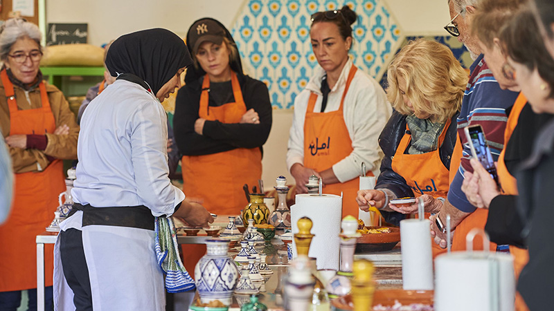 Amal Womens Training Morocco cooking food class